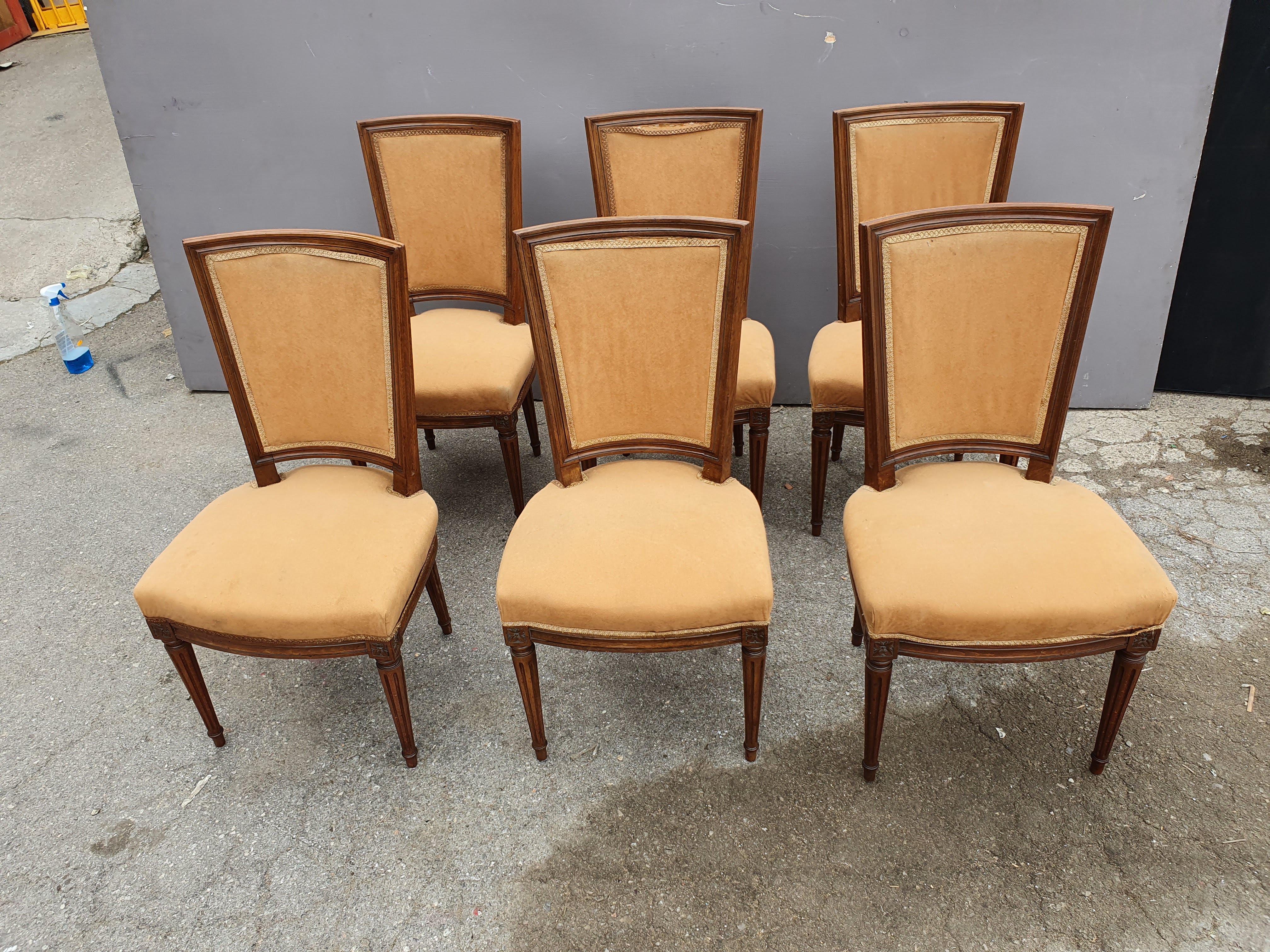 silla comedor madera 92x50x45 (40eu) 6u.